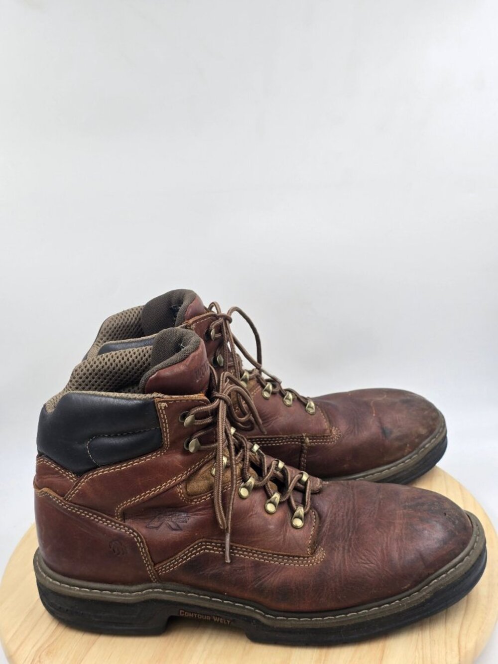 Wolverine Raider 6” Work Boots Mens Brown Leather W02421 sz 12M